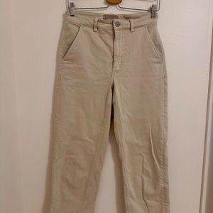 Everlane cropped straight pants